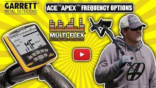 Garrett Ace Apex Metal Detector Frequency Options Overview