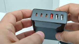 Unboxing BlitzWolf BW-S25 75W 6 Ports Desktop Charging Station #chinagadgetsreviews #blitzwolf