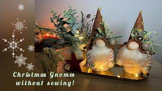 Christmas Gnomes  without sewing New Year gift Sock gnome