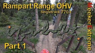 Rampart Range OHV Area (2023) - 770.I (Bergen Rock Trail) Singletrack from Dakan Rd - Part 1