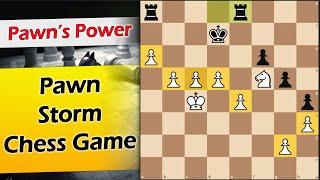 Pawn Storm Chess Game | Timofeev vs Khismatullin 2009