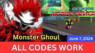 *All CODES WORK* Monster Ghoul ROBLOX, June 7, 2024