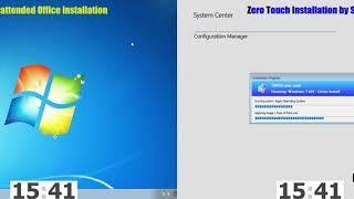 SCCM Zero Touch Installation vs Attended Windows installation