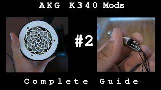 Baffle Mod and Cable Upgrade | AKG K340 Mods #2