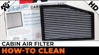 K&N Cabin Air Filter Cleaning