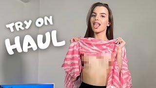 Fear: The Risks of No Bra in a 4K Try On Haul