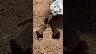 Melting Metal into V shape!! Sand Casting Production Process