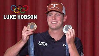 Swimmer Luke Hobson discusses winning two Olympic Medals in Paris