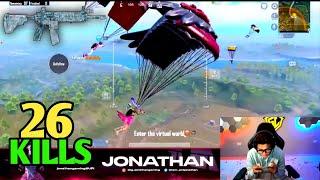 26KILLS !!  NEW BEST AGRESSIVE GAMEPLAY JONATHAN / FOREST ELF SET #jonathangaming #gameplay