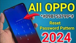 All Oppo Reset Password How to fix forgot lockscreen Password Any oppo Phone || Password Unlock Oppo