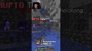 ¡La mítica TRAMPA del AGUA FALSA no falla!  #minecraft #shorts #viral #enderpearl