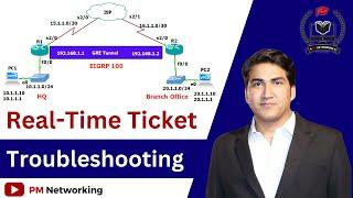 GRE Tunnel Troubleshooting For Network Engineers | Real-Time Networking Scenario #cisco #ccna #ccnp