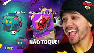 JOGUEI o NOVO EVENTO DE HALLOWEEN do BRAWL STARS  *novas skins, modos e caixas*