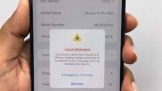 Liquid detected in iPhone 15 pro max | Is iPhone 15 Pro Max is water resistant?