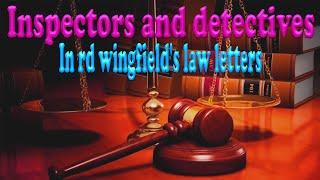 Inspectors and detectives in rd wingfield's law letters|| BBC Radio Drama#bbc