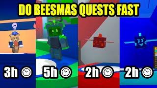 Complete Beesmas Quests Fast in Bee Swarm Simulator | Roblox