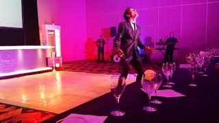 Paul Ponce entertains at Le Blanc Spa Resort Chef's Dinner