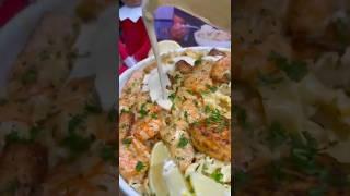 Homemade Creamy Shrimp and Salmon Alfredo #onestopchop