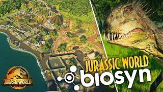 What If BIOSYN Had Taken Over Jurassic World...? HUGE Jurassic World Evolution 2 Park Tour