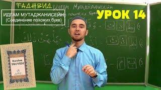 Урок 14 - ИДГАМ МУТАДЖАНИСЕЙН | Уроки Таджвида