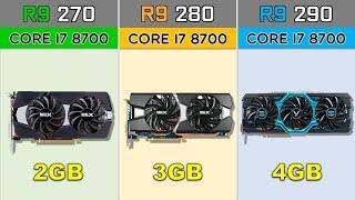 R9 270 vs R9 280 vs R9 290 Benchmarks in 2020's Games