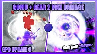 Gomu + Gear 2 MAX DAMAGE Showcase 🟣 | Grand Piece Online