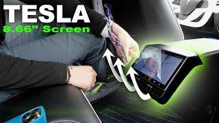 Largest Rear Tesla 3 & Y Screen Yet! Excellent Air Pressure & Entertainment