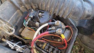 Replacing a 1998 Club Car DS Gas Voltage Regulator