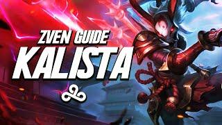 How to Play KALISTA Like C9 Zven! - Tips, Runes, Builds, and More (Champion Guide)