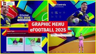 GRAPHIC MENU eFOOTBALL 2025 - FOOTBALL LIFE 2024 & PES 2021