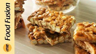 Chikki 4 ways with gur Recipe  by Food Fusion