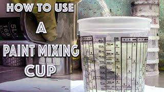 How To Use A Paint Mixing Cup For Beginners