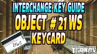 Object 21WS Keycard - Key Guide - Escape From Tarkov