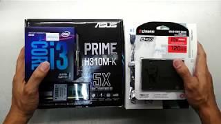 Core i3 8100 ASUS Prime H310M-K Budget Build