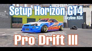 Setup Horizon GT4 (Skyline R34) Street tire | CarX Drift Racing 2