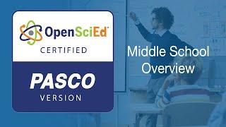 OpenSciEd Middle School – PASCO Certified Version Overview