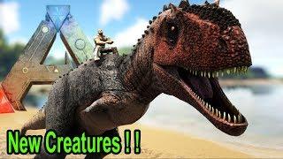 Ark RAJASAURUS, AUSTRORAPTOR, AMPHICYON & more!! Ark Survival Evolved Additional Creatures 2 Update