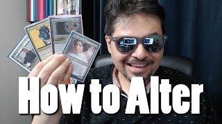 MtG Altered Art: How to Alter Magic Cards | Easy DIY Sleeve Alters