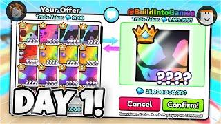  5 BILLION Profit + MASSIVE Deflation!  - Rainbow to Shiny Rainbow Titanic DAY 1!