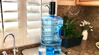 Countertop 5 Gallon Water Jug Dispenser & Filter - Best Countertop Water Purifier for Home & Camping