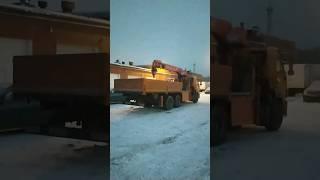 Камаз лопнул, вскрытие покажет 14.01.23 манипулятор