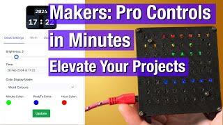  Makers: Craft Stunning UIs for Your Projects we transform a Word Clock (Pico, ESP32 & More!)