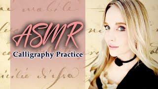 ASMR Handwriting Practice | Softly spoken with paper and pencil sounds