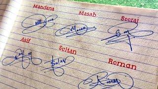 How to signature your name | Autograph | Billinioare signature | Signature tips/tricks | Calligraphy