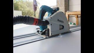 Makita ® Tauchsäge SP6000 -- Hinterschnitt Funktion -- MAKPAC Gr  4 Führungsschiene 1 400 mm