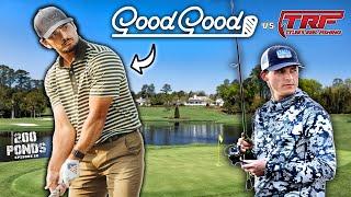 I Took A GOOD GOOD GOLF YouTuber Pond Bass Fishing!