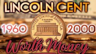 Top 40 Lincoln Cent Varieties from 1960 to 2000 Worth Money