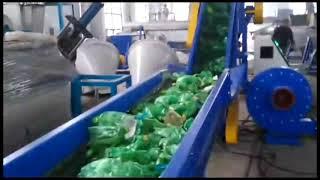 1000KG/H PET bottles plastic recycling processing line