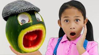 Andrea Kaden and Charlotte Watermelon Arts and Crafts Challenge