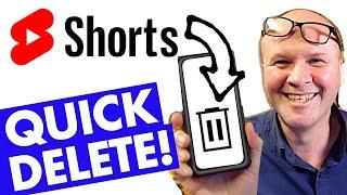 How to delete YouTube SHORTS videos!